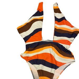 New Deep plunge one piece swimsuit